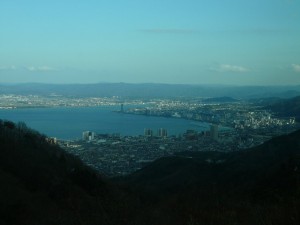 Mont Hiei - Enryaku-ji - Vue sur Otsu et le lac Biwa